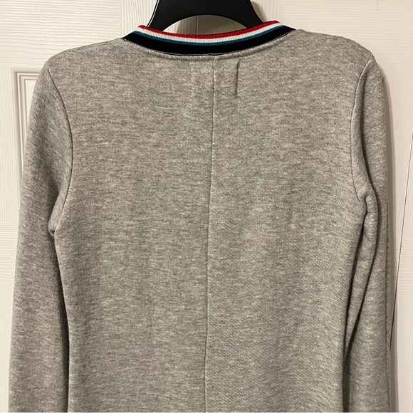 Sol Angeles Flag Roma Sweater Dress Striped Knit Midi French Terry Size Small - Picture 8 of 13